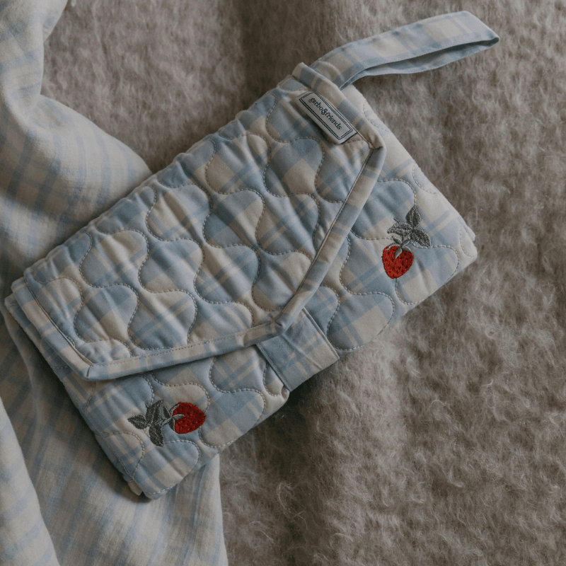 Satin Quilted Change To Go Mat by Garbo &amp; Friends - Maude Kids Decor