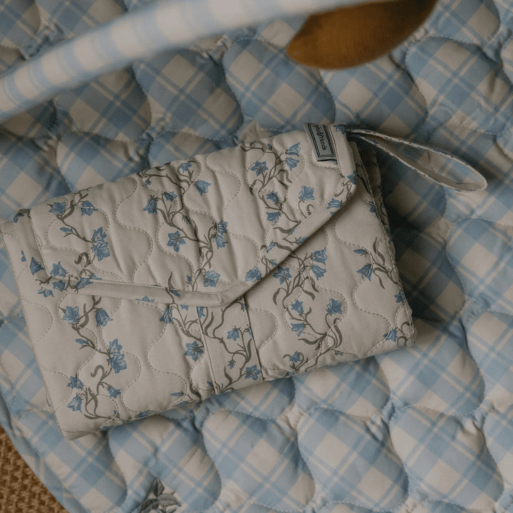 Satin Quilted Change To Go Mat by Garbo &amp; Friends - Maude Kids Decor