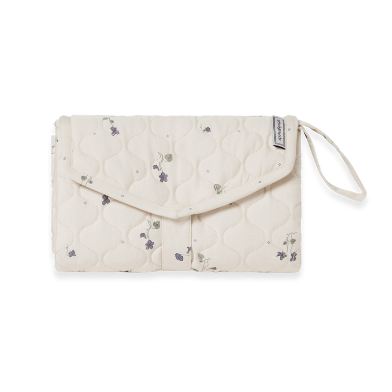 Satin Quilted Change To Go Mat by Garbo &amp; Friends - Maude Kids Decor