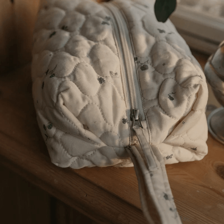 Satin Quilted Toiletry Bag | Medium by Garbo &amp; Friends - Maude Kids Decor