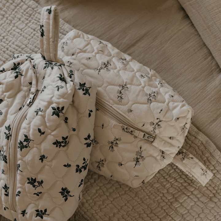 Satin Quilted Toiletry Bag | Medium by Garbo &amp; Friends - Maude Kids Decor