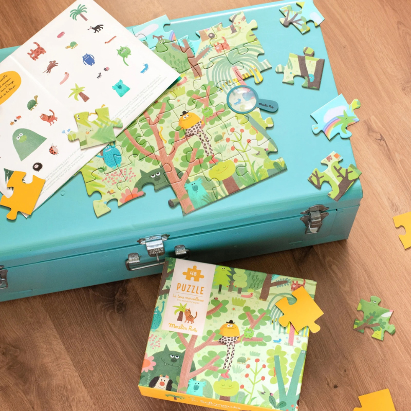 Schmouks Wonderful World Puzzle - 48 Piece Puzzle by Moulin Roty - Maude Kids Decor