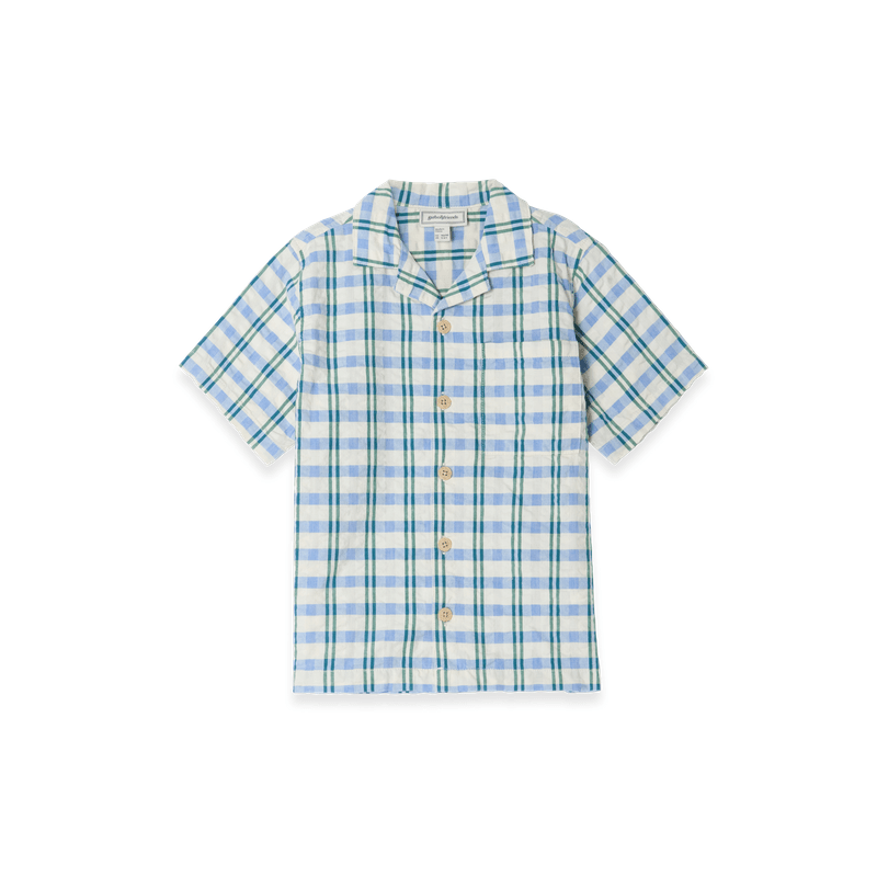 Seersucker Baby Shirt by Garbo &amp; Friends - Maude Kids Decor