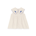 Seersucker Collar Romper Dress by Garbo & Friends - Maude Kids Decor
