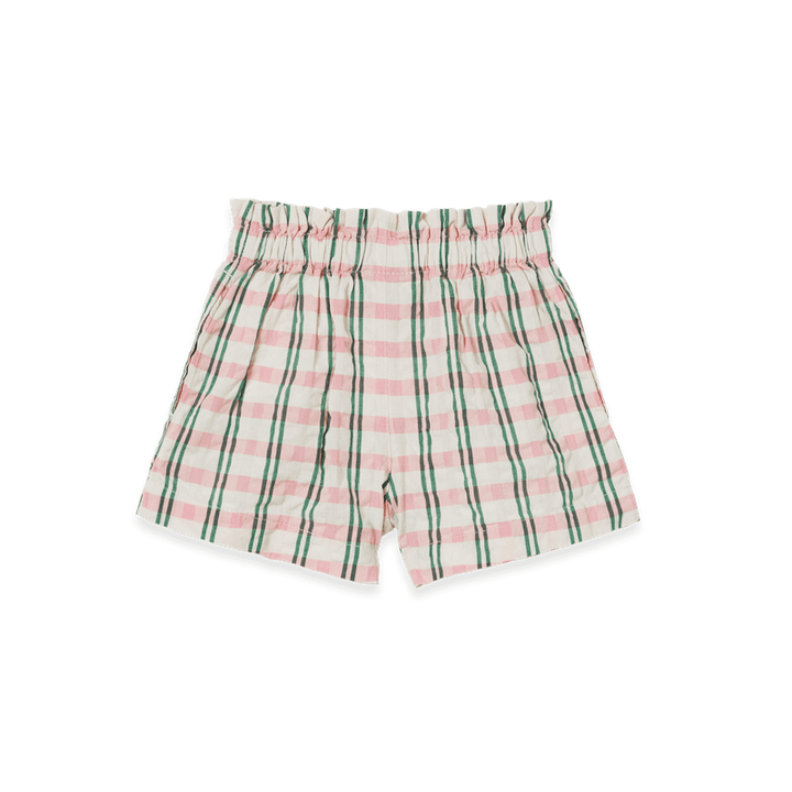 Seersucker Paperbag Shorts by Garbo &amp; Friends - Maude Kids Decor
