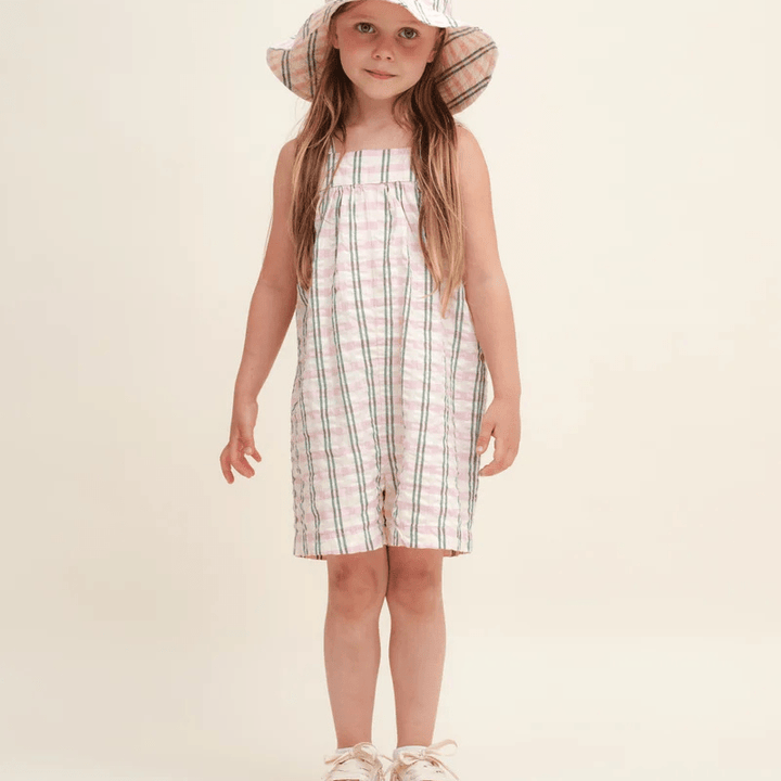 Seersucker Playsuit by Garbo &amp; Friends - Maude Kids Decor