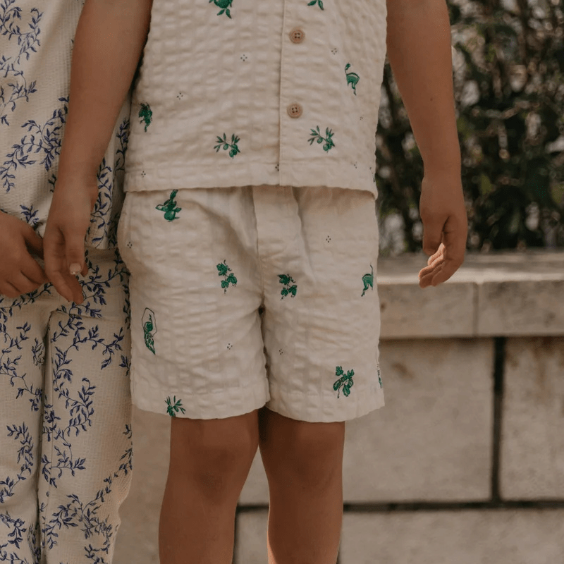 Seersucker Shorts by Garbo & Friends - Maude Kids Decor