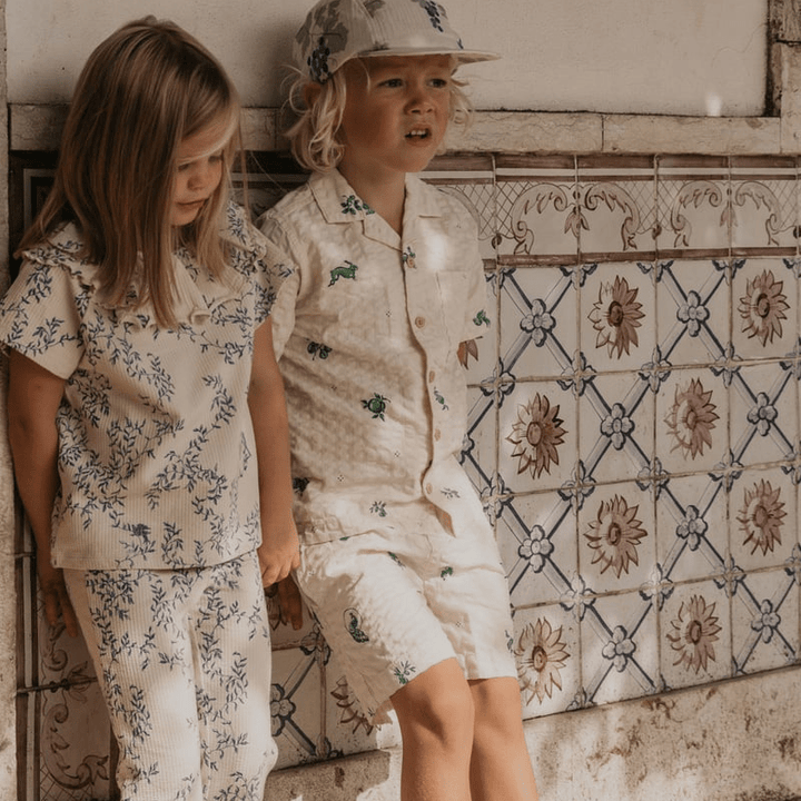 Seersucker Shorts by Garbo &amp; Friends - Maude Kids Decor