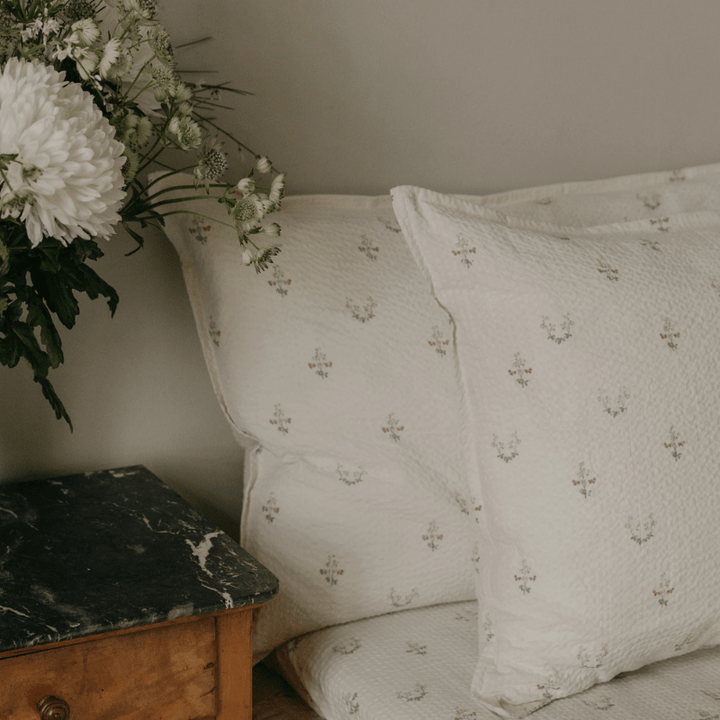Seersucker Single Pillowcase | La Fraise by Garbo &amp; Friends - Maude Kids Decor