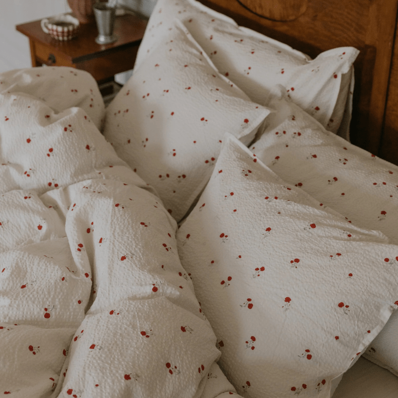 Seersucker Single Pillowcase | Poppy by Garbo &amp; Friends - Maude Kids Decor