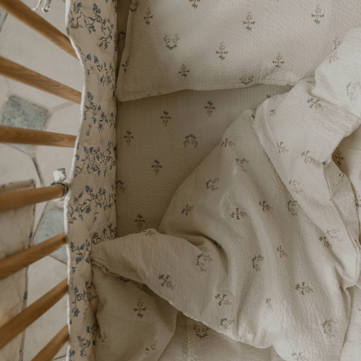 Seersucker Toddler Bed Set | La Fraise by Garbo &amp; Friends - Maude Kids Decor