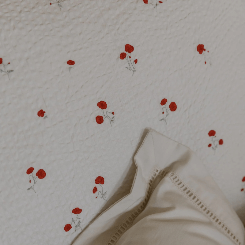 Seersucker Toddler Bed Set | Poppy by Garbo &amp; Friends - Maude Kids Decor
