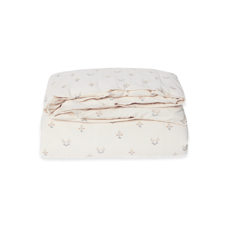Seersucker Twin Duvet Cover | La Fraise by Garbo & Friends - Maude Kids Decor
