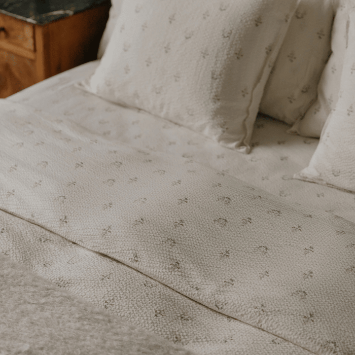 Seersucker Twin Duvet Cover | La Fraise by Garbo &amp; Friends - Maude Kids Decor