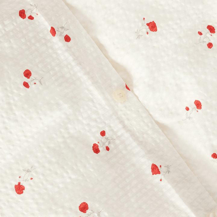 Seersucker Twin Duvet Cover | Poppy by Garbo &amp; Friends - Maude Kids Decor