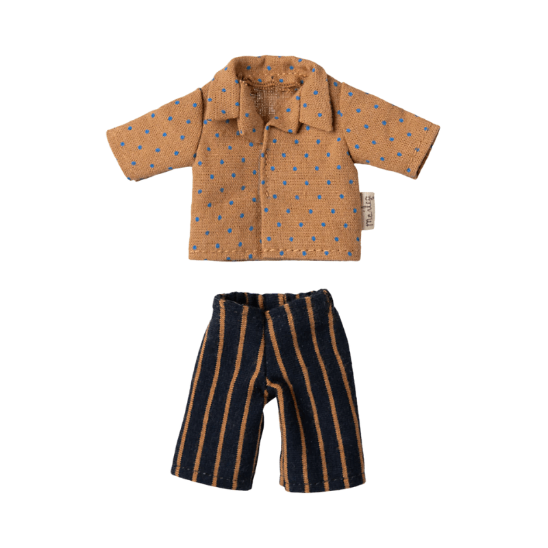 Shirt and Striped Pants for Dad Mouse by Maileg - Maude Kids Decor