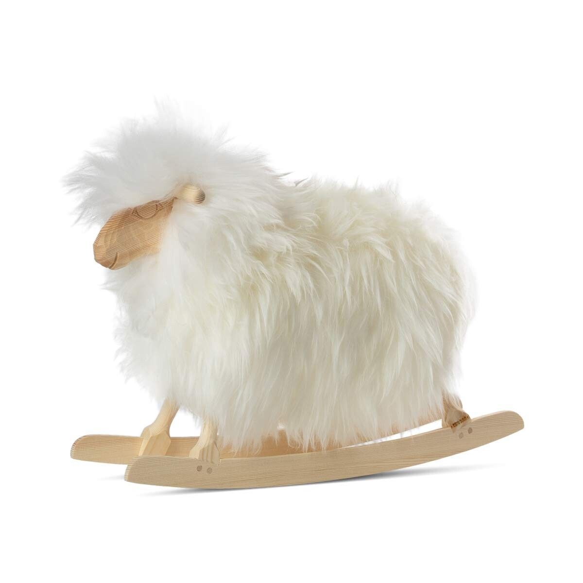 Small Rocking Sheep | Long Wool by Povl Kjer - Maude Kids Decor