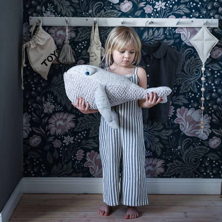 Small Whale Stuffed Animal by Big Stuffed - Maude Kids Decor