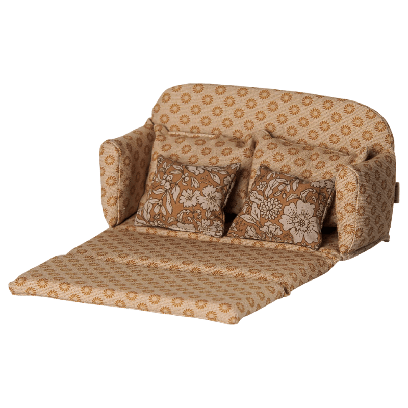 Sofa Bed, Mouse | Large Ocher by Maileg - Maude Kids Decor