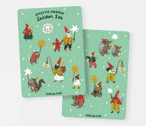 Solstice Parade Sticker Set by Phoebe Wahl - Maude Kids Decor