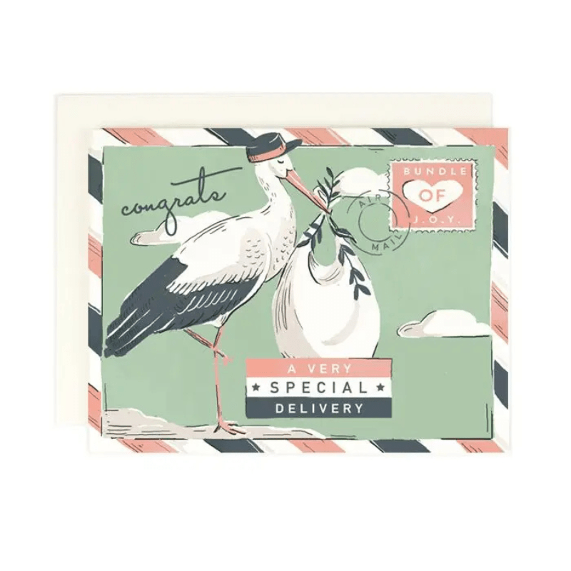 Special Delivery Greeting Card by Amy Heitman - Maude Kids Decor