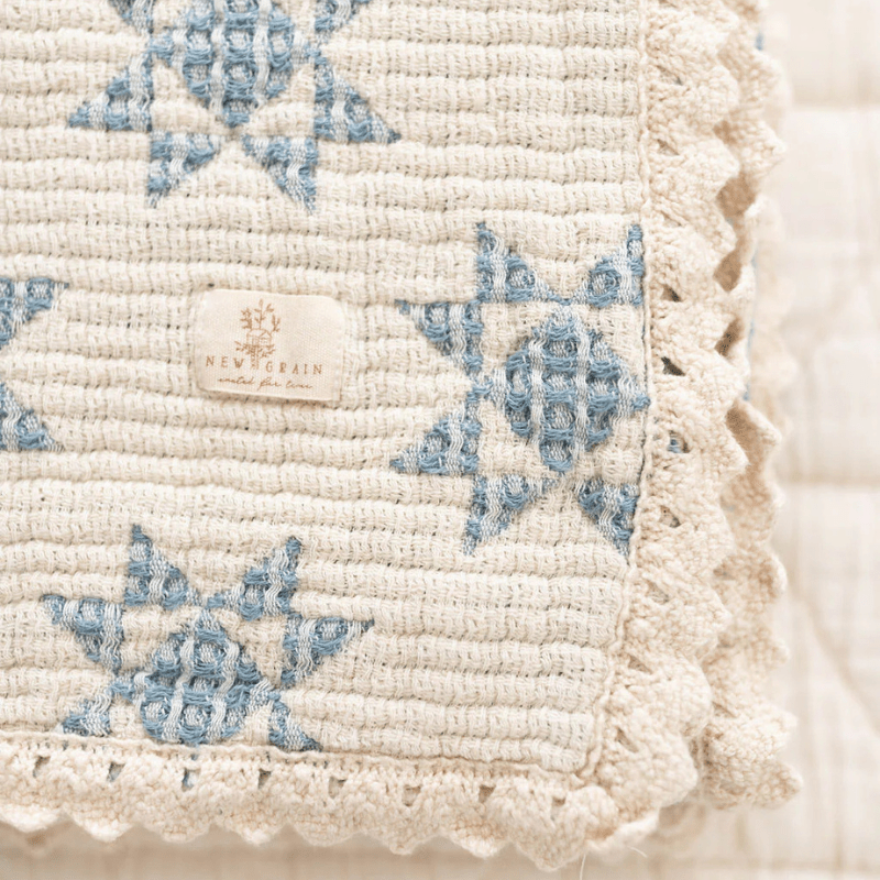 Star Quilt | Sky by New Grain - Maude Kids Decor