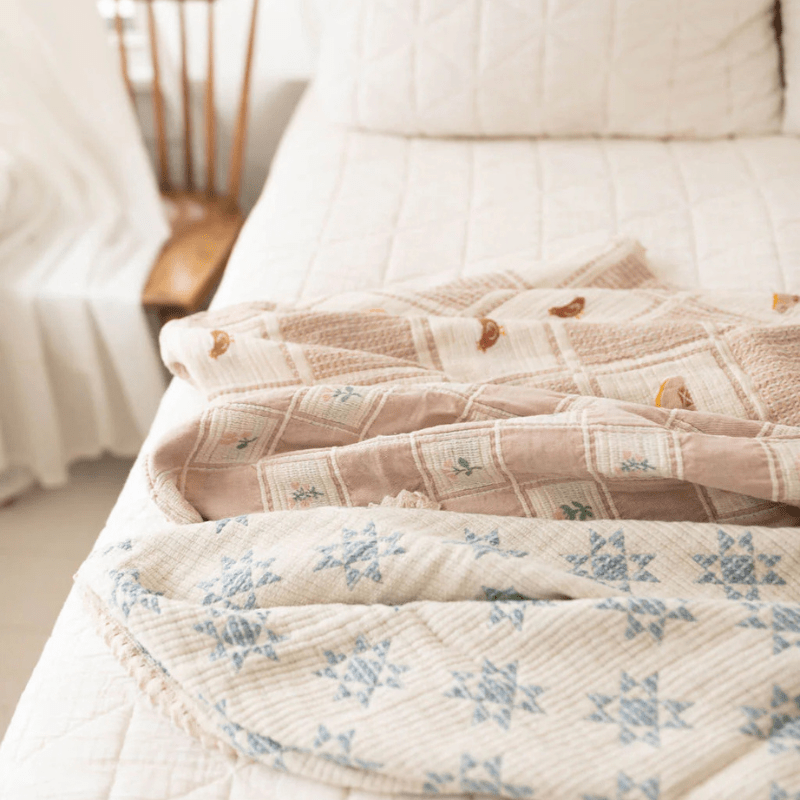 Star Quilt | Sky by New Grain - Maude Kids Decor