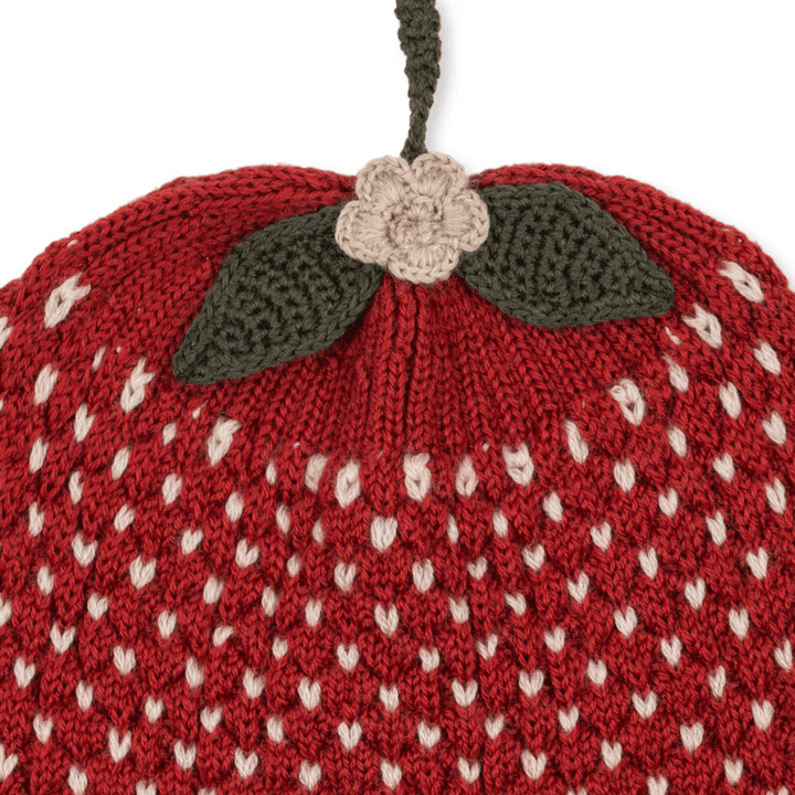 Strawberry Beanie | True Red by Konges Sløjd - Maude Kids Decor
