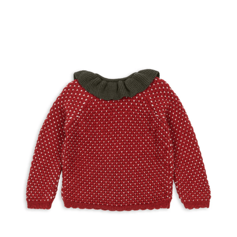 Strawberry Cardigan | True Red by Konges Sløjd - Maude Kids Decor