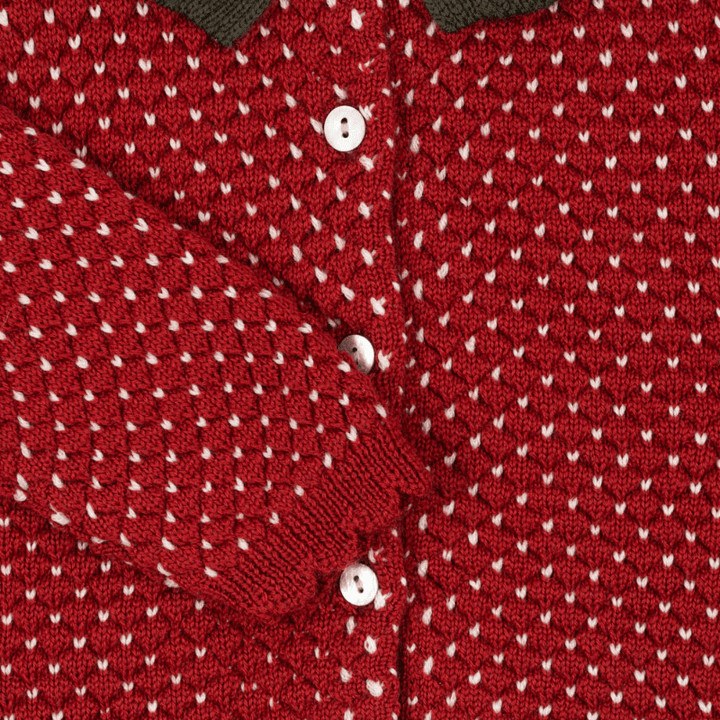 Strawberry Cardigan | True Red by Konges Sløjd - Maude Kids Decor