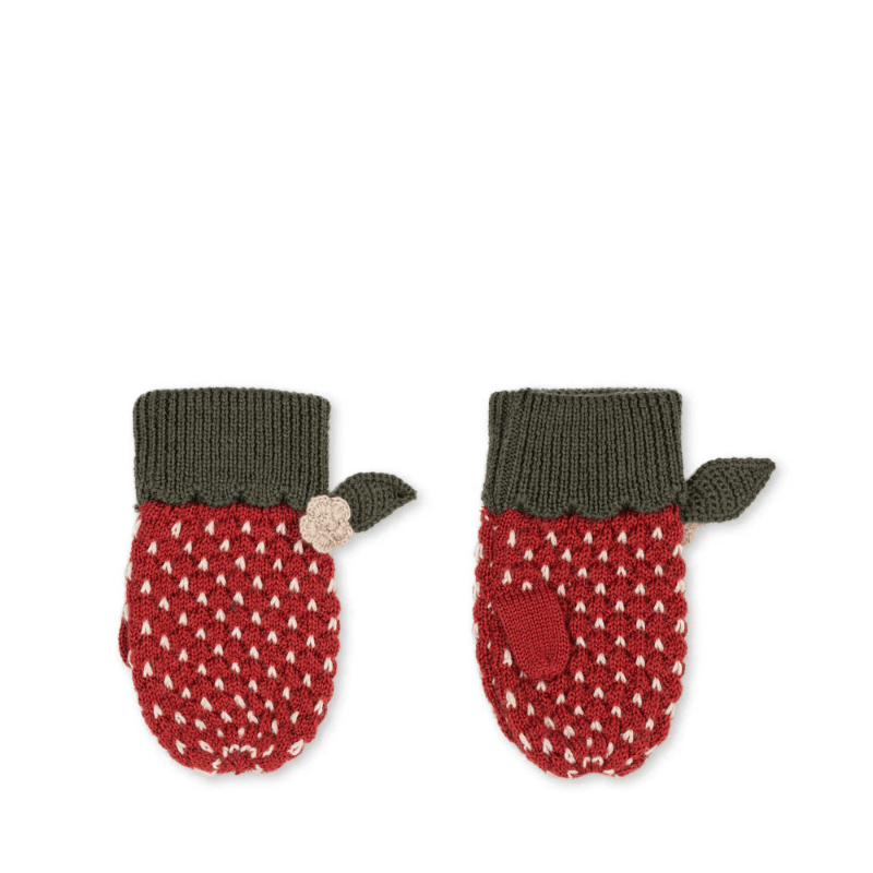 Strawberry Mittens | True Red by Konges Sløjd - Maude Kids Decor