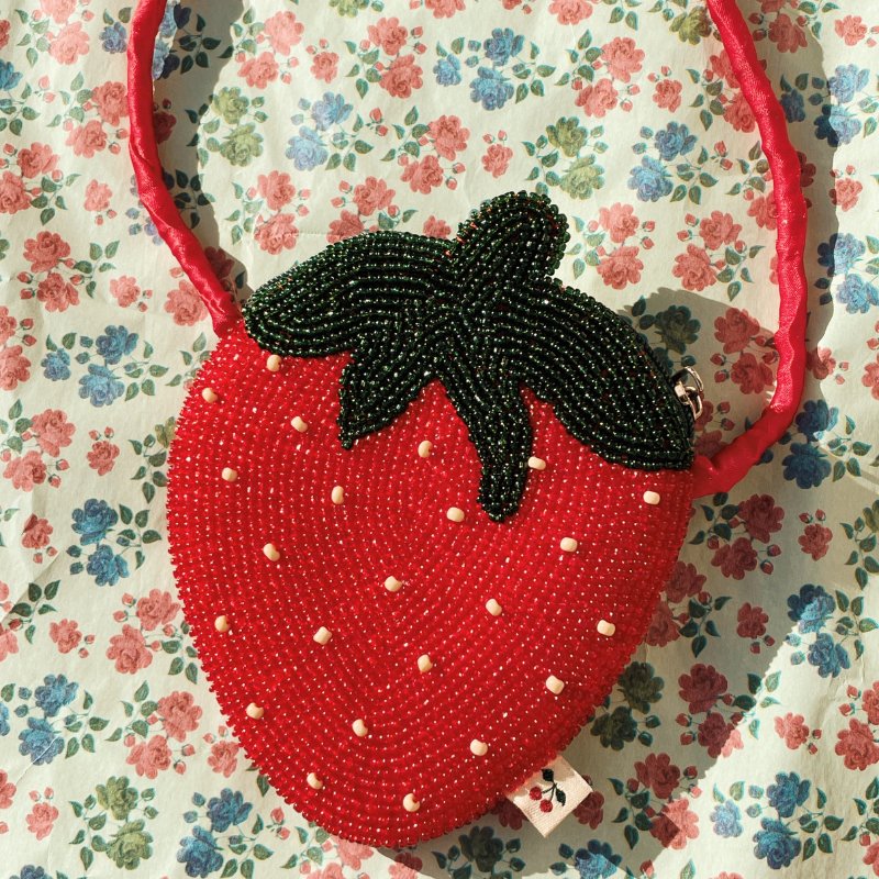 Strawberry Shoulder Bag by Konges Sløjd - Maude Kids Decor