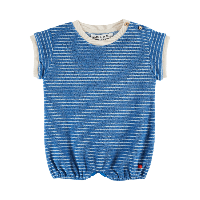 Striped Romper by Émile et Ida - Maude Kids Decor
