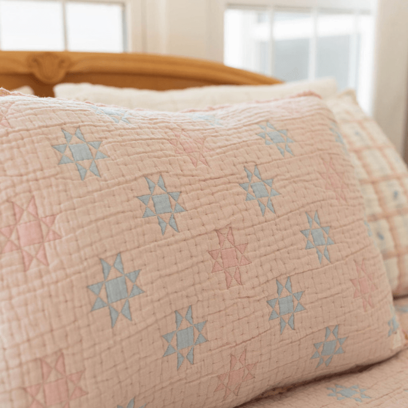 Sunday Quilt Sham Pillowcase | Peony by New Grain - Maude Kids Decor