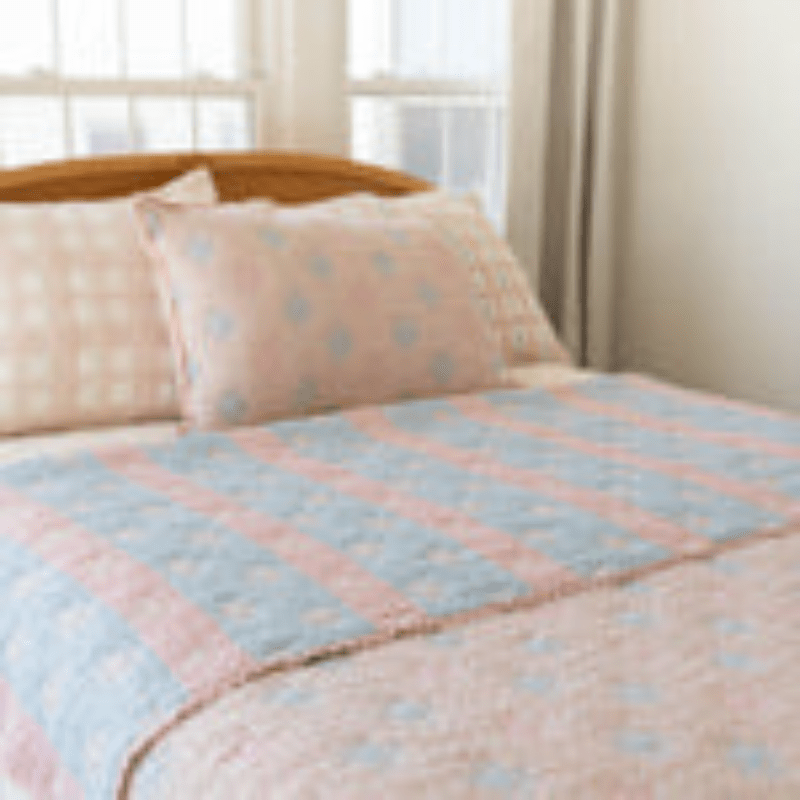 Sunday Quilt Sham Pillowcase | Peony by New Grain - Maude Kids Decor