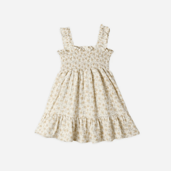 Sutton Dress| Yellow Floral by Rylee &amp; Cru - Maude Kids Decor