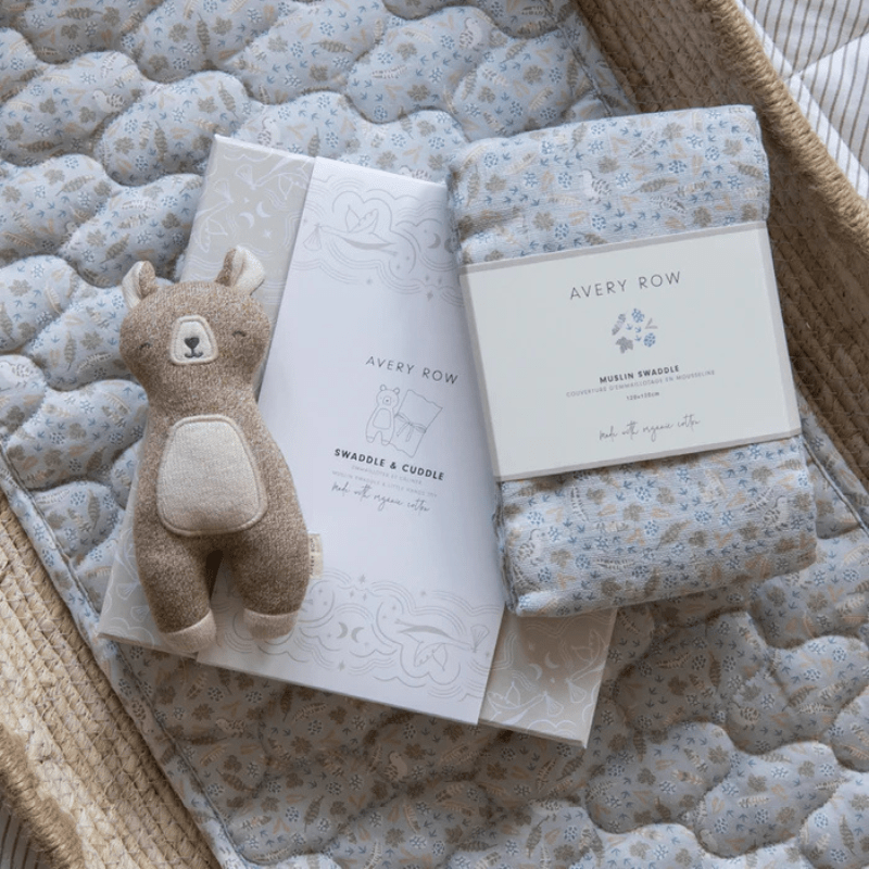 Swaddle and Cuddle Gift Set by Avery Row - Maude Kids Decor