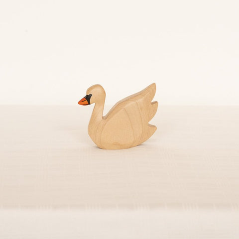 Swan Wooden Figurine by HolzWald - Maude Kids Decor