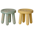 Table and Stool Set, Mouse Mint/Light Yellow by Maileg - Maude Kids Decor
