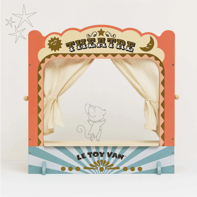 Tabletop Puppet Wooden Theatre by Le Toy Van - Maude Kids Decor