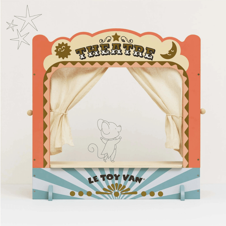 Tabletop Puppet Wooden Theatre by Le Toy Van - Maude Kids Decor