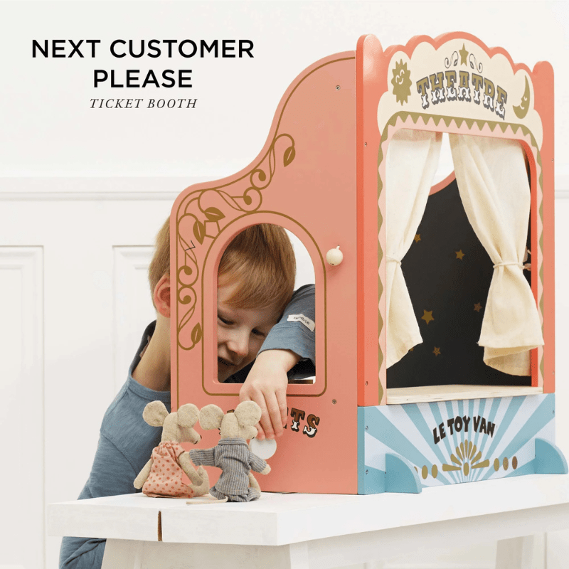 Tabletop Puppet Wooden Theatre by Le Toy Van - Maude Kids Decor