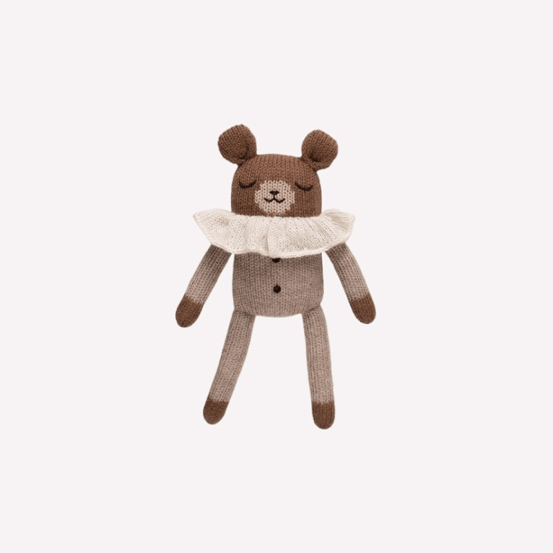 Teddy Alpaca Knit Toy | Oat Pyjamas by Main Sauvage - Maude Kids Decor