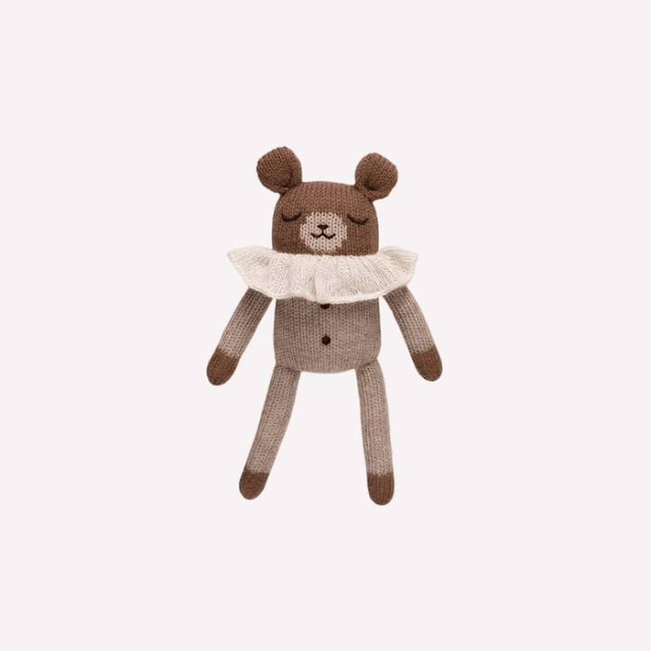 Teddy Alpaca Knit Toy | Oat Pyjamas by Main Sauvage - Maude Kids Decor