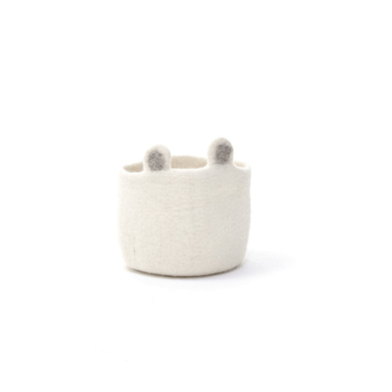 Teddy Pasu Felt Basket by Muskhane - Maude Kids Decor