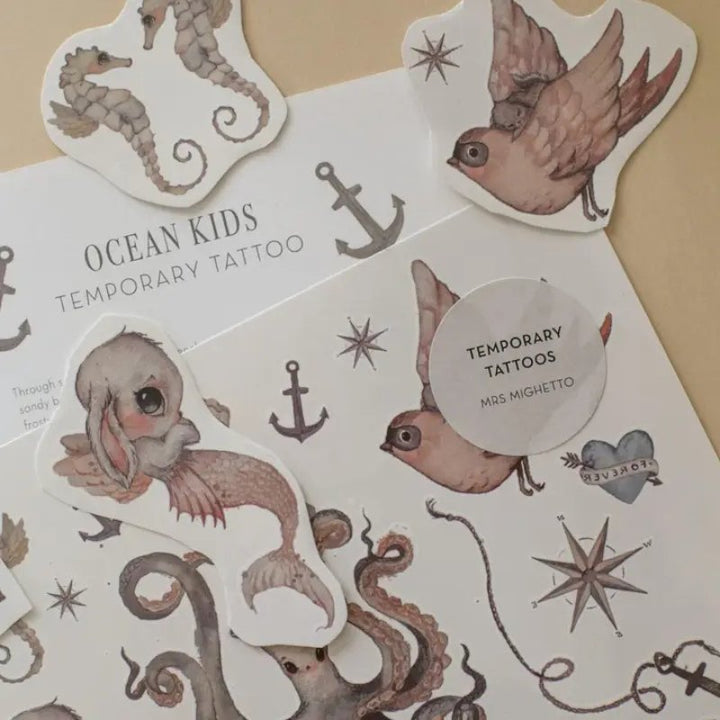Temporary Tattoos by Mrs Mighetto - Maude Kids Decor