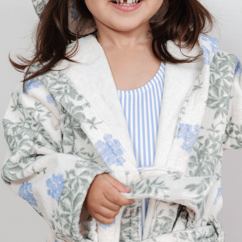 Terry Bathrobe | Plumbago by Garbo & Friends - Maude Kids Decor