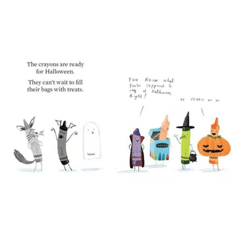 The Crayons Trick or Treat by Drew Daywalt and Oliver Jeffers – Maude ...