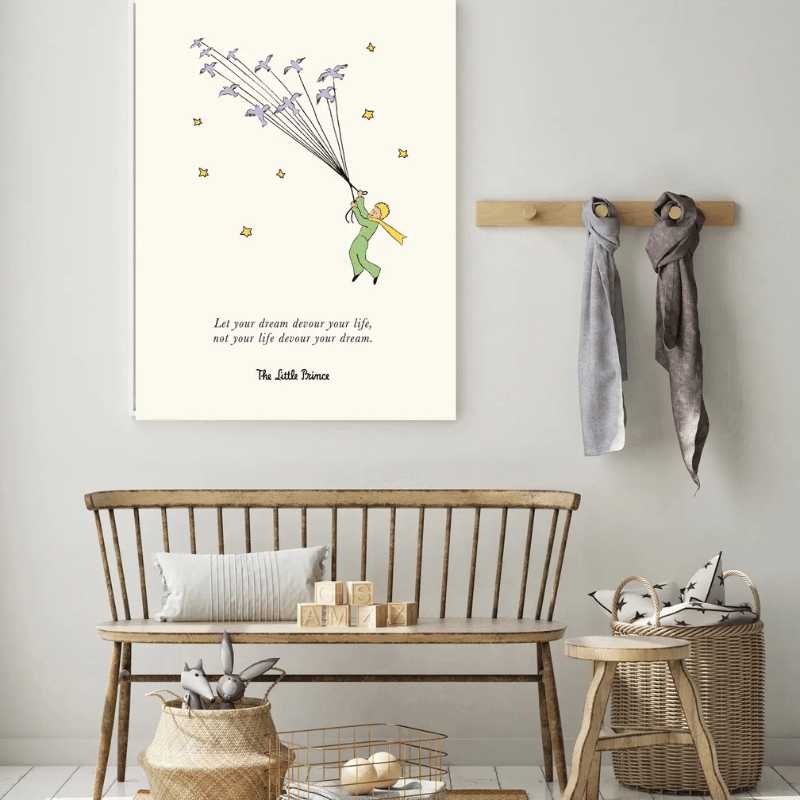 The Little Prince Birds Nursery Art Print by Kumo Art Prints - Maude Kids Decor