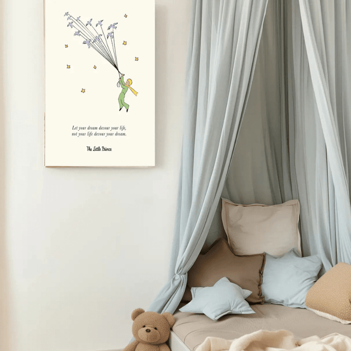 The Little Prince Birds Nursery Art Print by Kumo Art Prints - Maude Kids Decor
